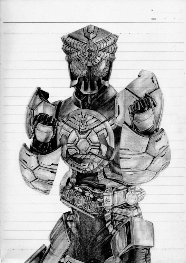 仮面ライダーオーズ で一時期の絵の変化を振り返る 絵描きはつらいよ