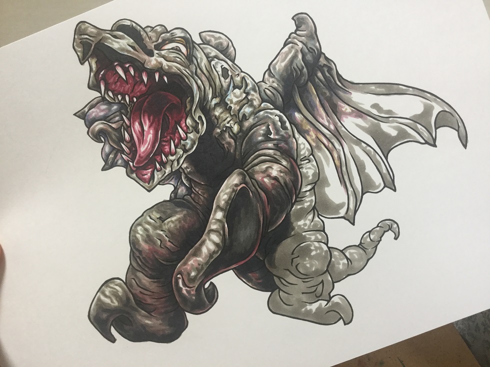 豪力怪獣アロン - 絵描きはつらいよ