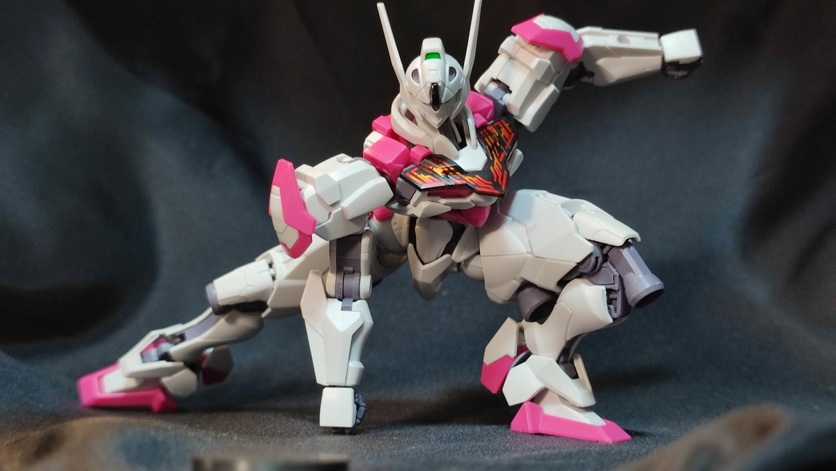 ガンプラ製作】HGガンダムルブリス あのキャラ風に全塗装【超可動