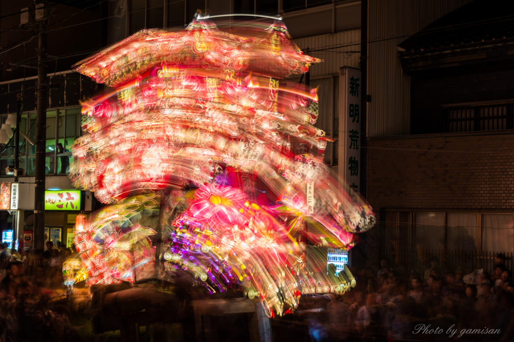 砺波夜高祭りの行燈