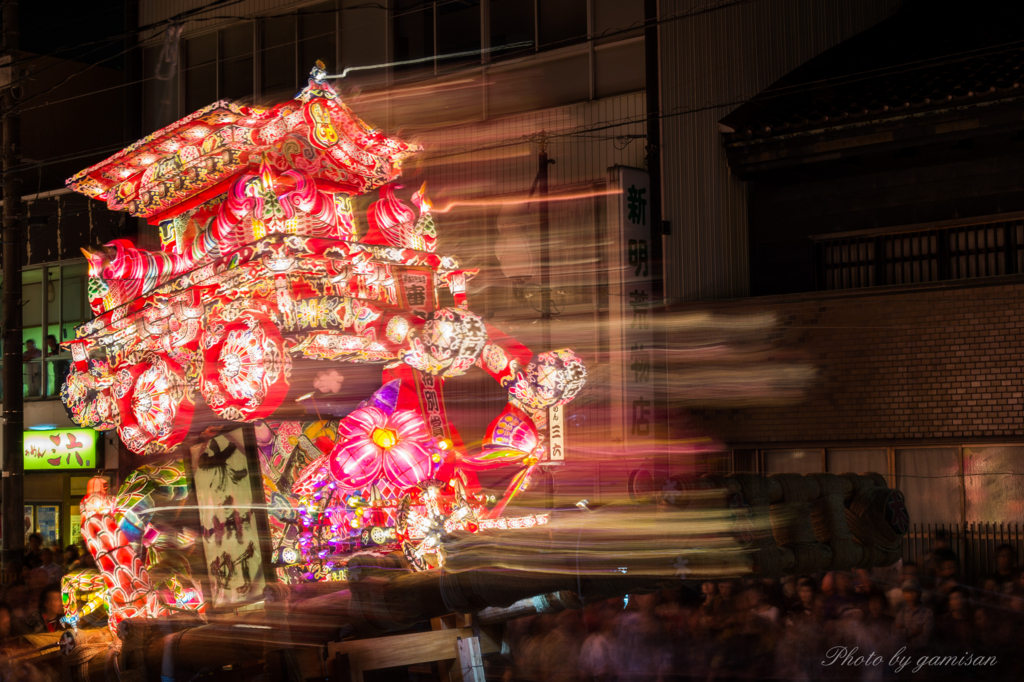 砺波夜高祭りの行燈