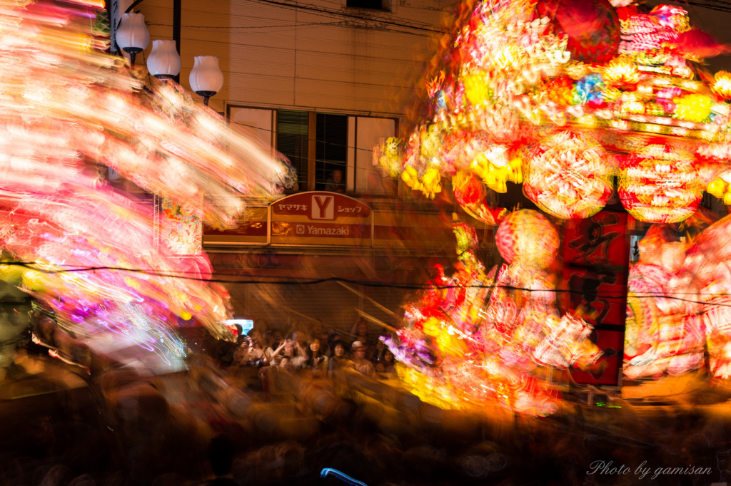 砺波夜高祭りの行燈