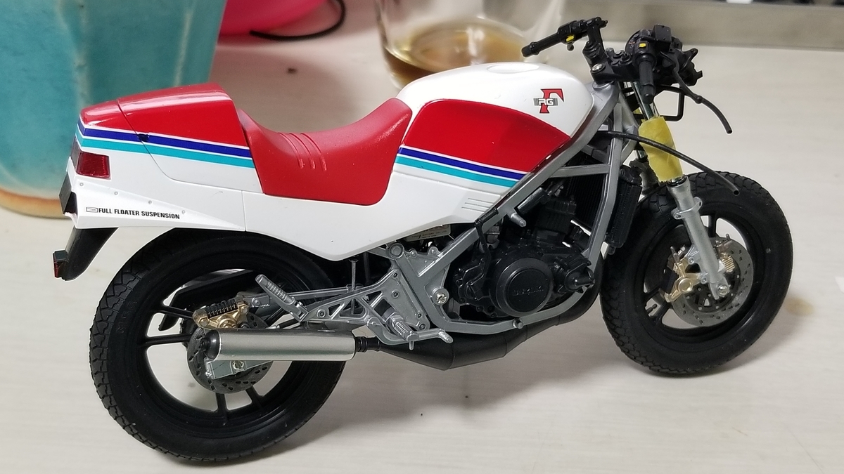 RG250ガンマ タミヤ製 1/12 過去製作品 - 晩酌モデラー日記