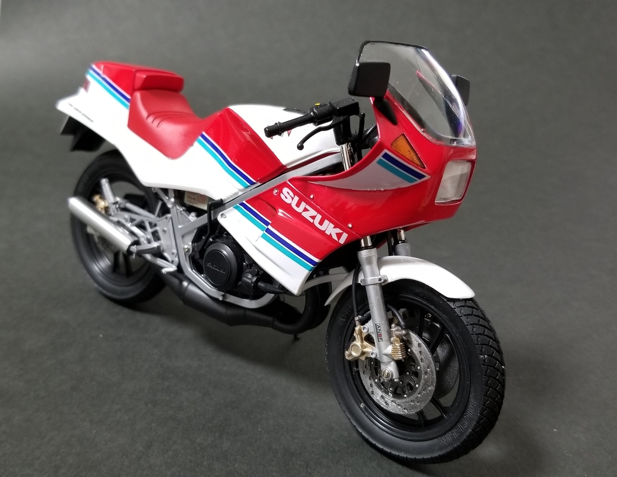 RG250ガンマ タミヤ製 1/12 過去製作品 - 晩酌モデラー日記