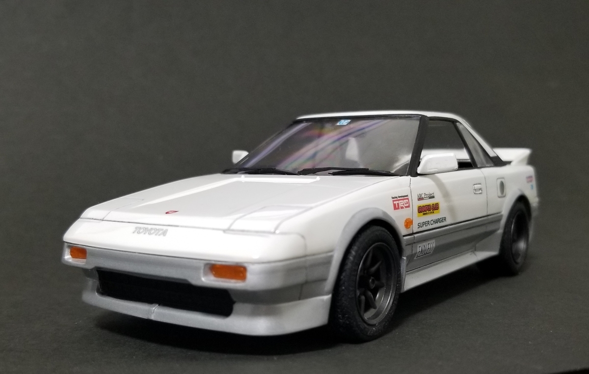 MR2（AW11） フジミ製1/24 製作記⑥ ほぼ完成 - 晩酌モデラー日記