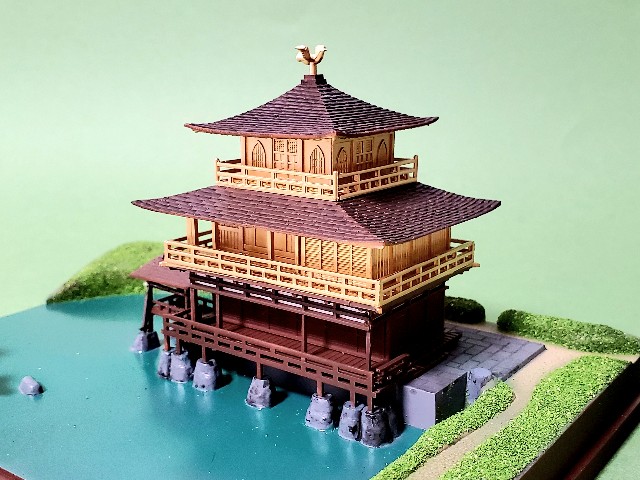 金閣寺④ 完成 - 晩酌モデラー日記