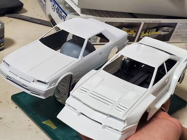 シルビア スーパーシルエット① 570馬力！ - 晩酌モデラー日記