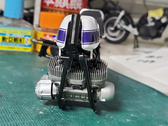 500SS マッハⅢ！⑦スイングアームとマフラー - 晩酌モデラー日記