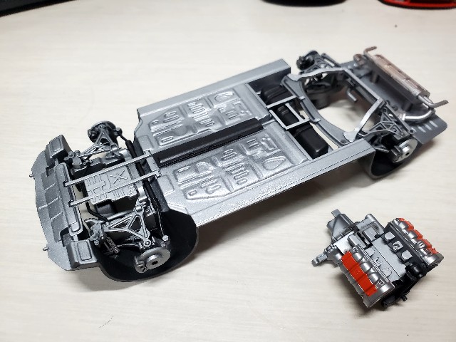 部品取りのNSXのシャーシで遊ぶ - 晩酌モデラー日記