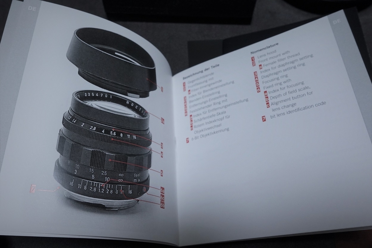 ノクティルックスM f1.2/50mm ASPH. ブラック 降臨の巻 - REDLINE