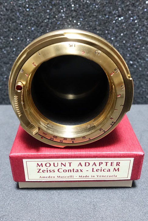 Contax - Leica Mアダプタ（アメデオ）　50mm 距離計連動 新製品】50mmレンズ専用アダプター発売 : Amedeo Adapter Japan