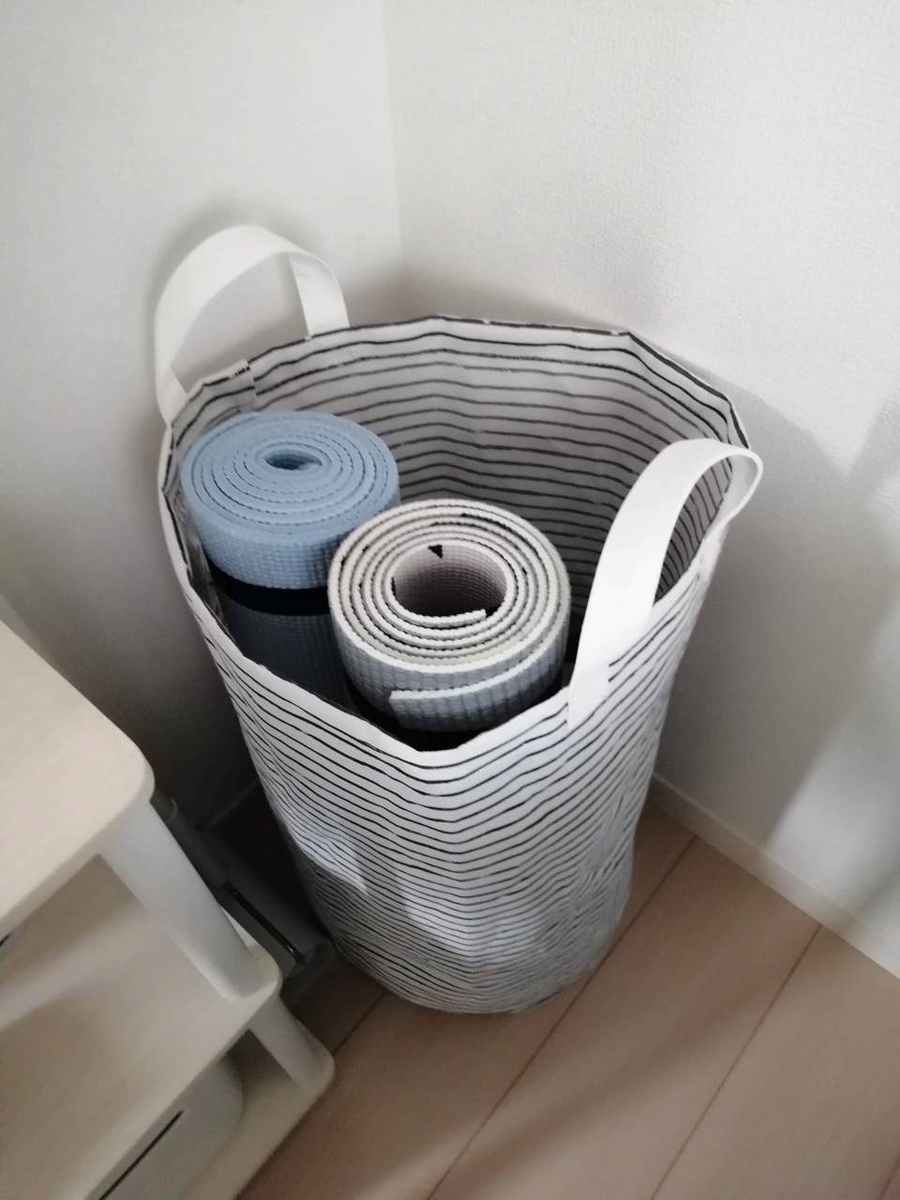 イケア Klunka クルンカ を筋トレグッズ収納にしてみた 30代夫婦の賃貸シンプル生活