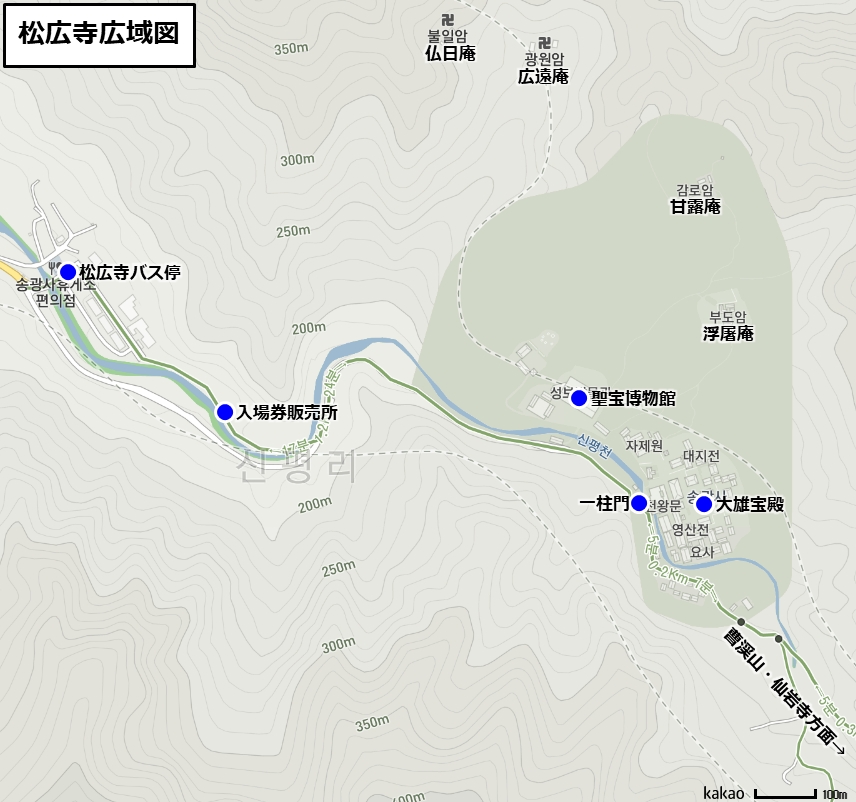 f:id:gashin_shoutan:20191006193414j:plain 松広寺広域図