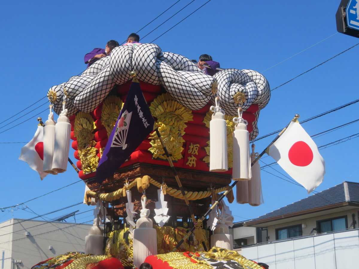 秋祭り 太鼓台「ちょうさ」 - 剣持雅舟のブログ