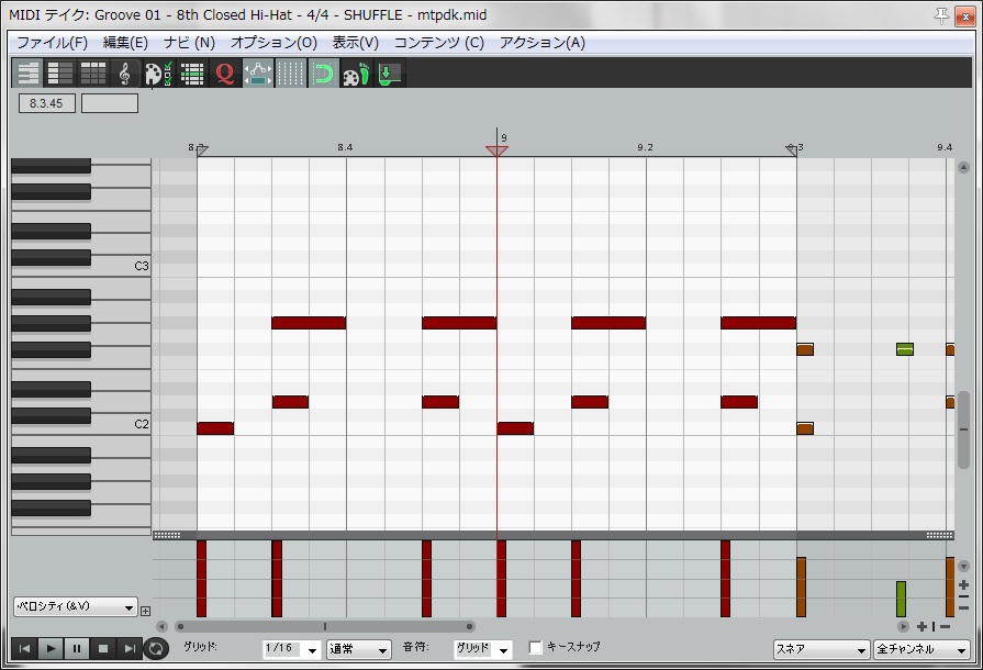 MIDIシーケンサー