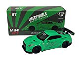 MINI GT 1/64 LBWORKS ニッサン GT-R R35 タイプ1 リアウイング バージョン 1 ライトグリーン フィリピン限定 完成品 MINI GT 1/64 LBWORKS ニッサン GT-R R35 タイプ1 リアウイング バージョン 1 ライトグリーン フィリピン限定 完成品