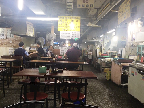 楽園商街 地下市場食堂