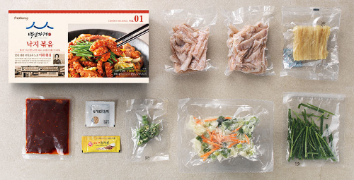 韓国「百年の店」梨花フェッチッのタコ炒めMeal-kit by fresheasy