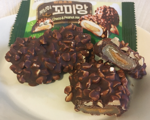 韓国お菓子SAMJIN(サンジン/三進)のピーナッツ餅チョコパイ「コミアン」