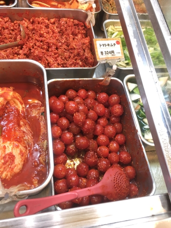 韓国食材「共栄」のキムチin上野コリアンタウン