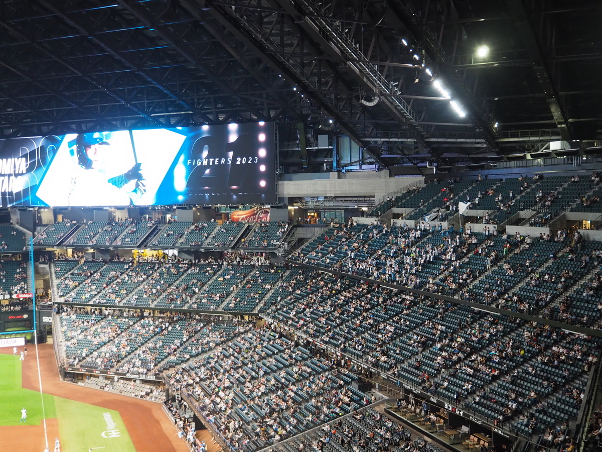 エスコンフィールド】北海道の最先端ボールパークで野球観戦！！ - が