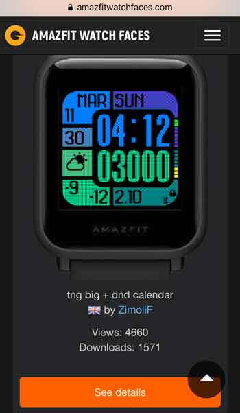 amazfit watch iphone