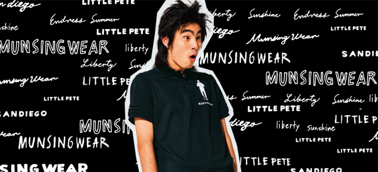 年齢も着こなしも選ばないモノクロ！マンシングウェアのコラボitemに