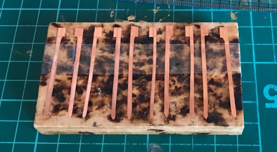 L字型銅板の室内灯を作る手順 - tomopinのブログ