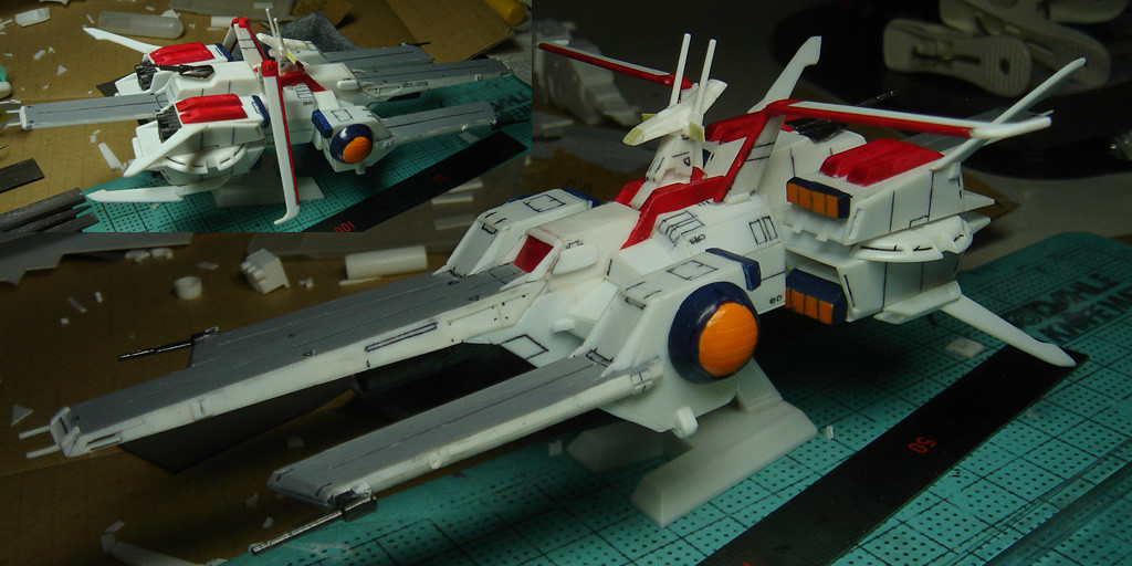 未組立 機動戦士ガンダムZZ ネェル-アーガマ