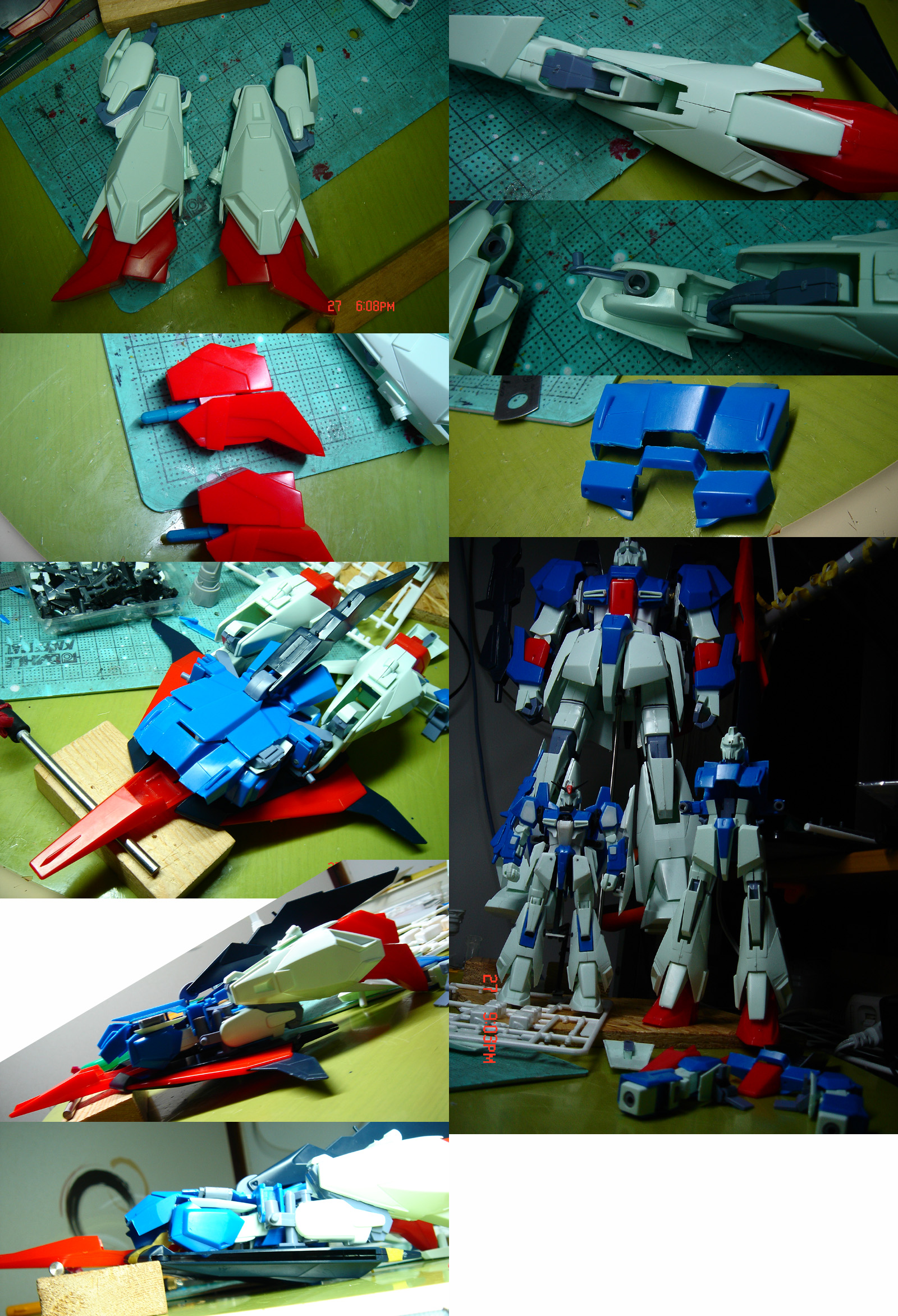 ゼータガンダム 旧キット １ １４４完全変形２機目ver2 0 １ ６０完全変形化 １ １００変形改修 旧キットz全制覇 旧hgウェーブシューターwr化 先従隗始 温故知新