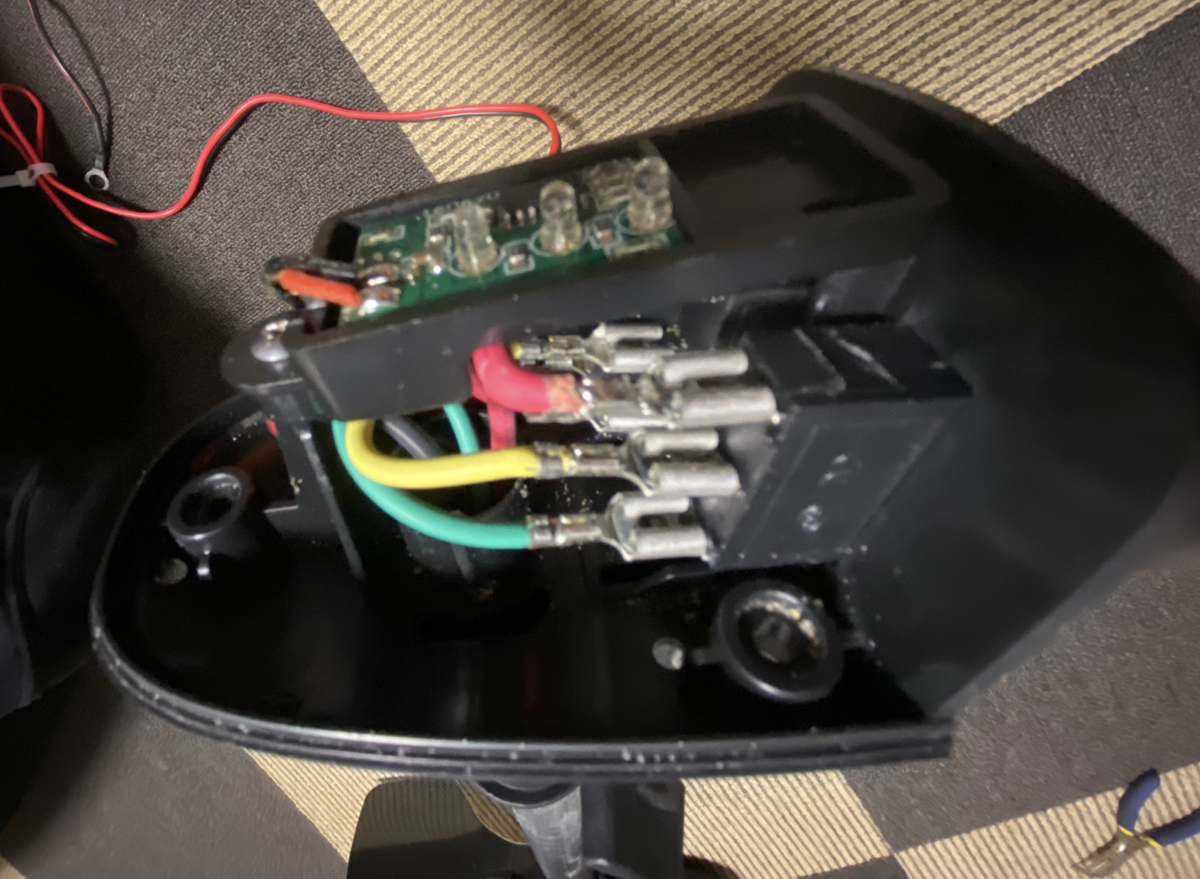 エレキモーター ハイガー製エレキモーターの速度切り替えスイッチが故障* - 釣り超
