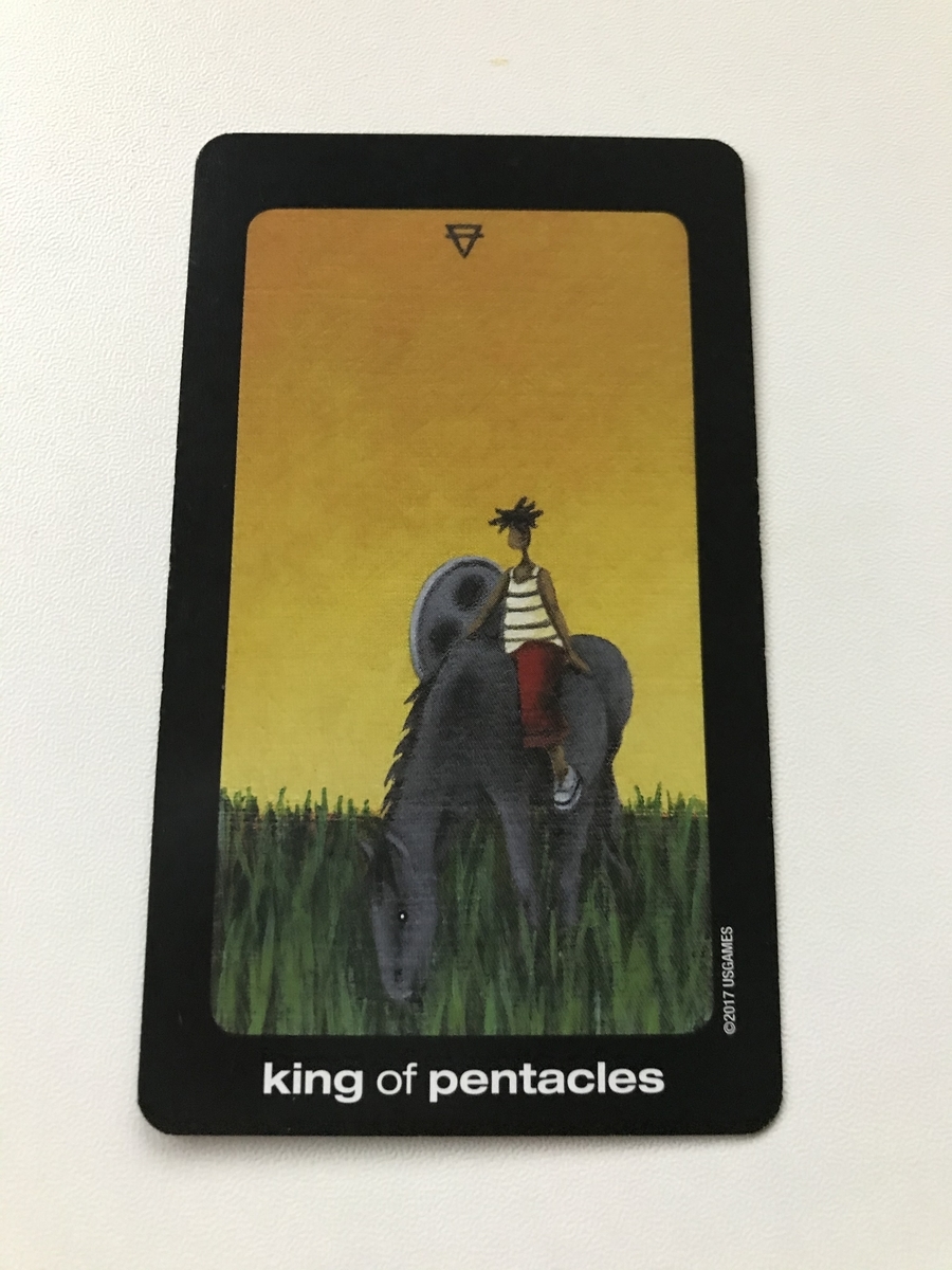 sun and moon tarot : king of pentacles