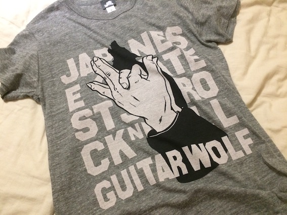 ギターウルフのオフィシャルTシャツ買いました！ - CHUFF!! チャフで行