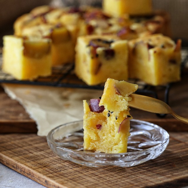 さつまいものスイートポテトケーキ さっさっさっと今日のおやつ