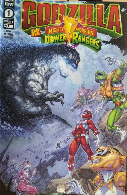 アメコミ紹介「GODZILLA VS MIGHTY MORPHIN POWER RANGERS #1