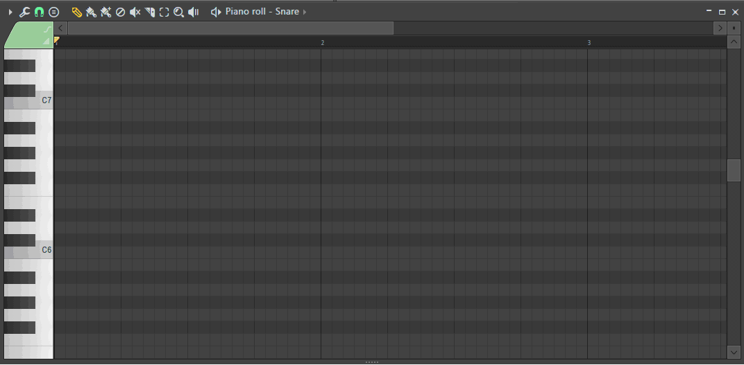 ピアノロール画面