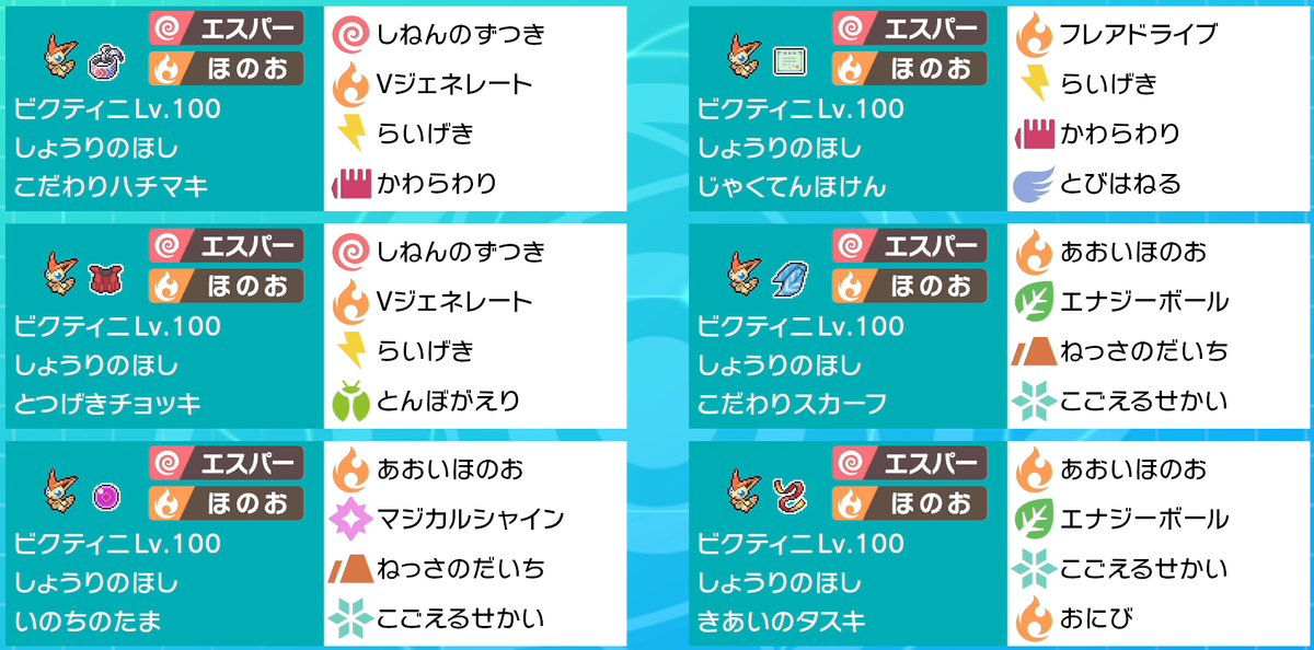 種族統一 ビクティニ Viranspile