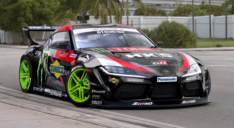 ドリフト仕様のA90スープラ(斎藤太吾編)
