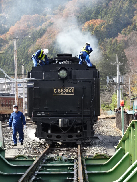 秩父鉄道に乗りました 3 SLパレオエクスプレスのC58形363号機 - 気分は