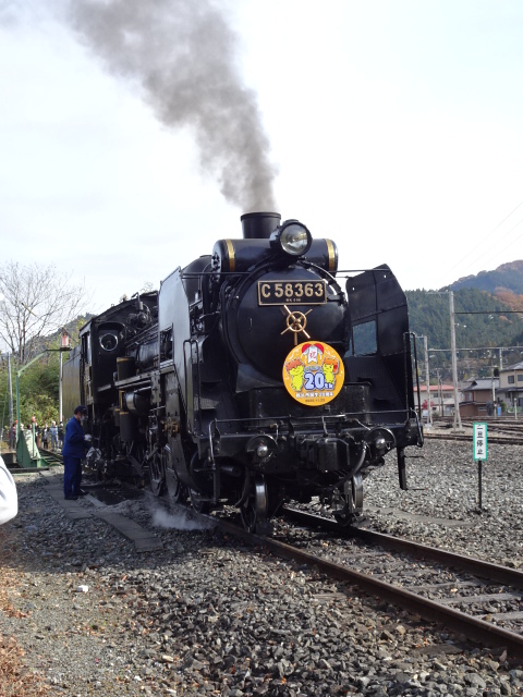 秩父鉄道に乗りました 3 SLパレオエクスプレスのC58形363号機 - 気分は