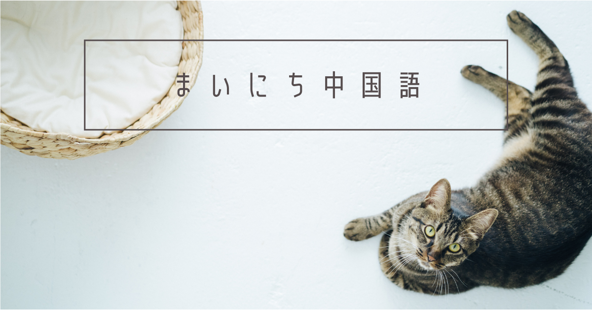 まいにち中国語第51課 シェケナベイベー