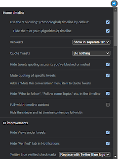 拡張機能の設定画面