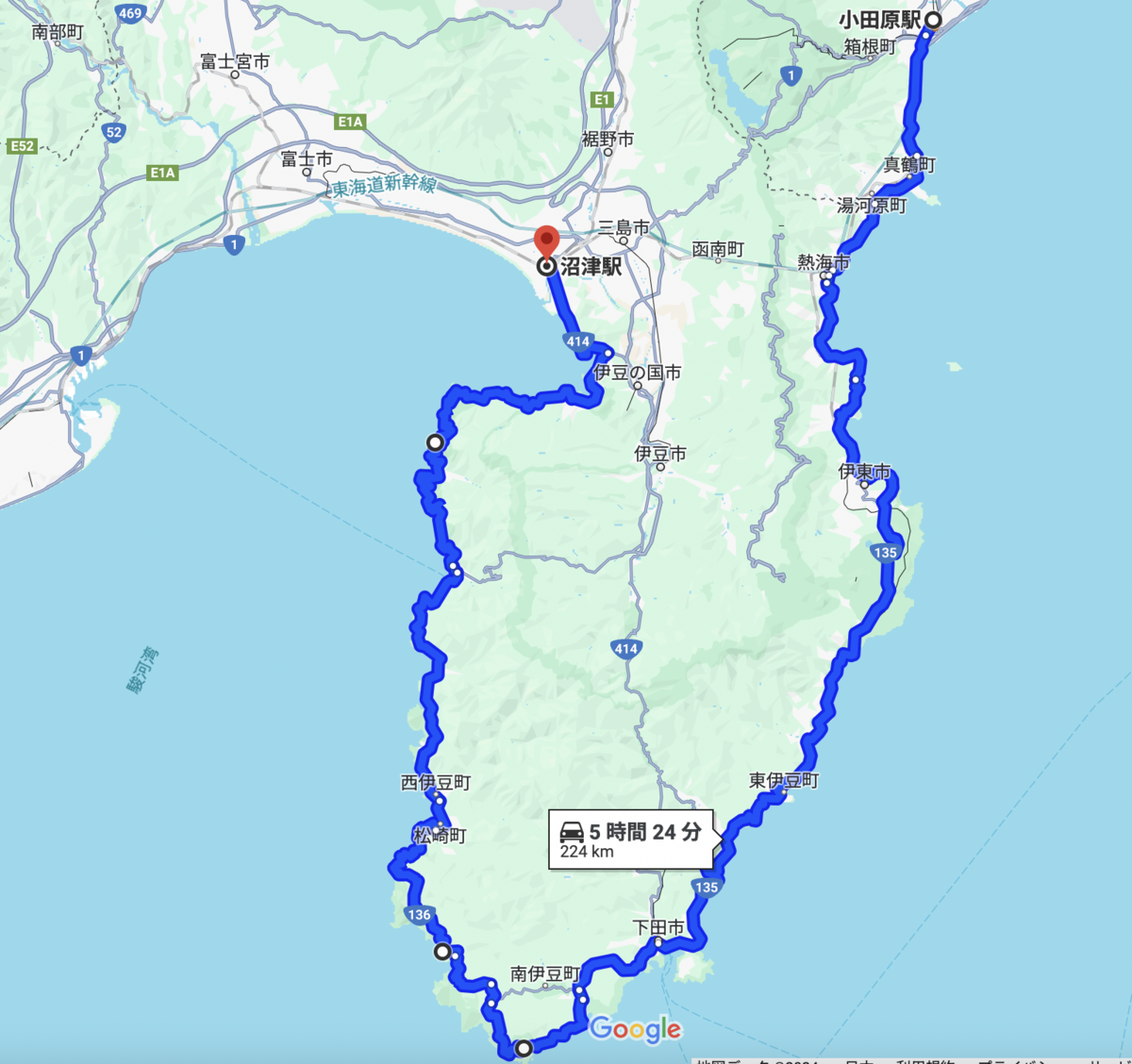 伊豆半島を1泊2日で半周しよう！（神奈川県小田原市〜静岡県南伊豆町