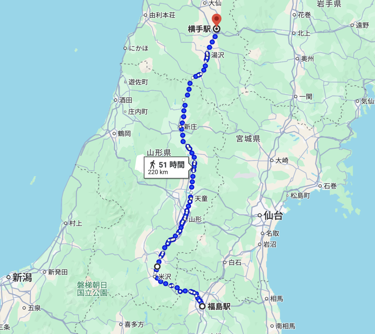 山形、秋田で歴史、将棋、景観に触れ合おう①！（福島県福島市〜山形県
