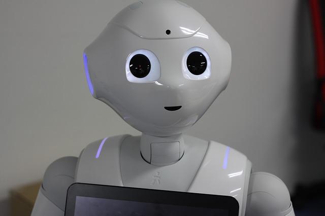 ペッパーくんの正面の様子