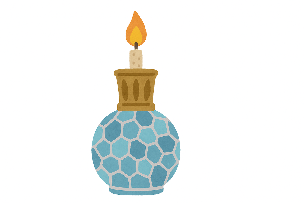 フレグランスランプのイラスト
