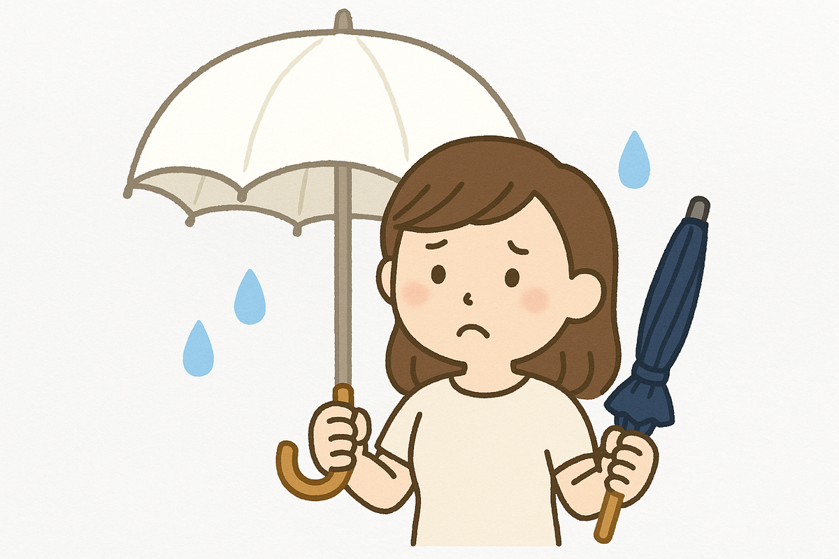 雨傘では肌を守れない科学的な理由