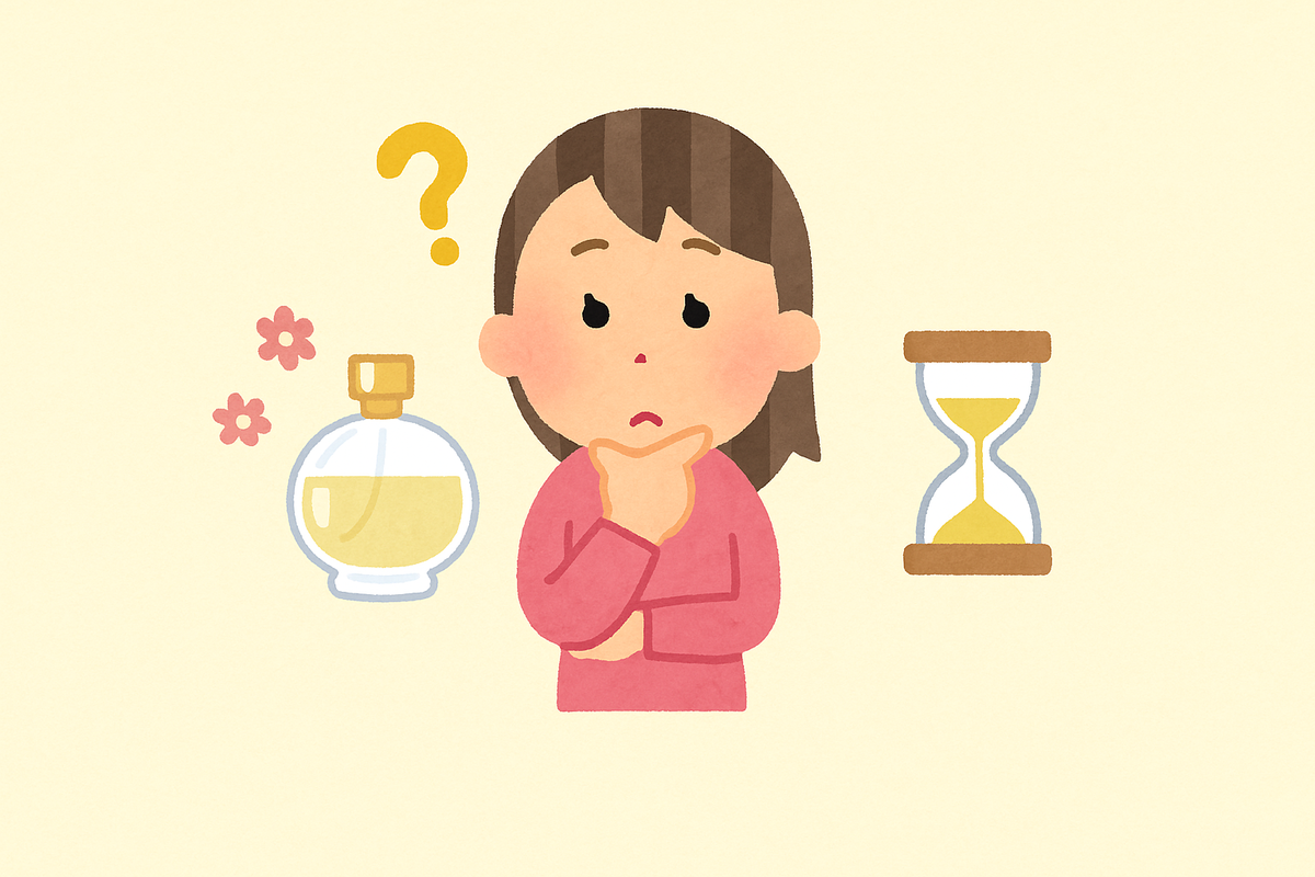 香水の寿命ってどのくらい？の図解