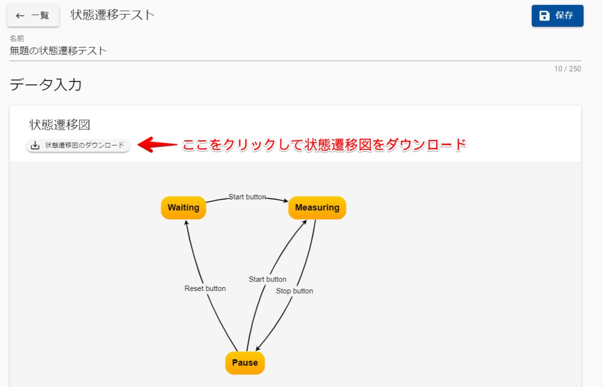 状態遷移図のダウンロード