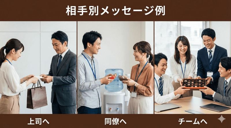 職場 バレンタイン メッセージ